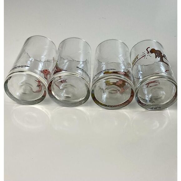Vintage Arby's BC Ice Age Collector's Series Glass 1981 Set of 4 5.25" h x 3"w C - Picture 4 of 6